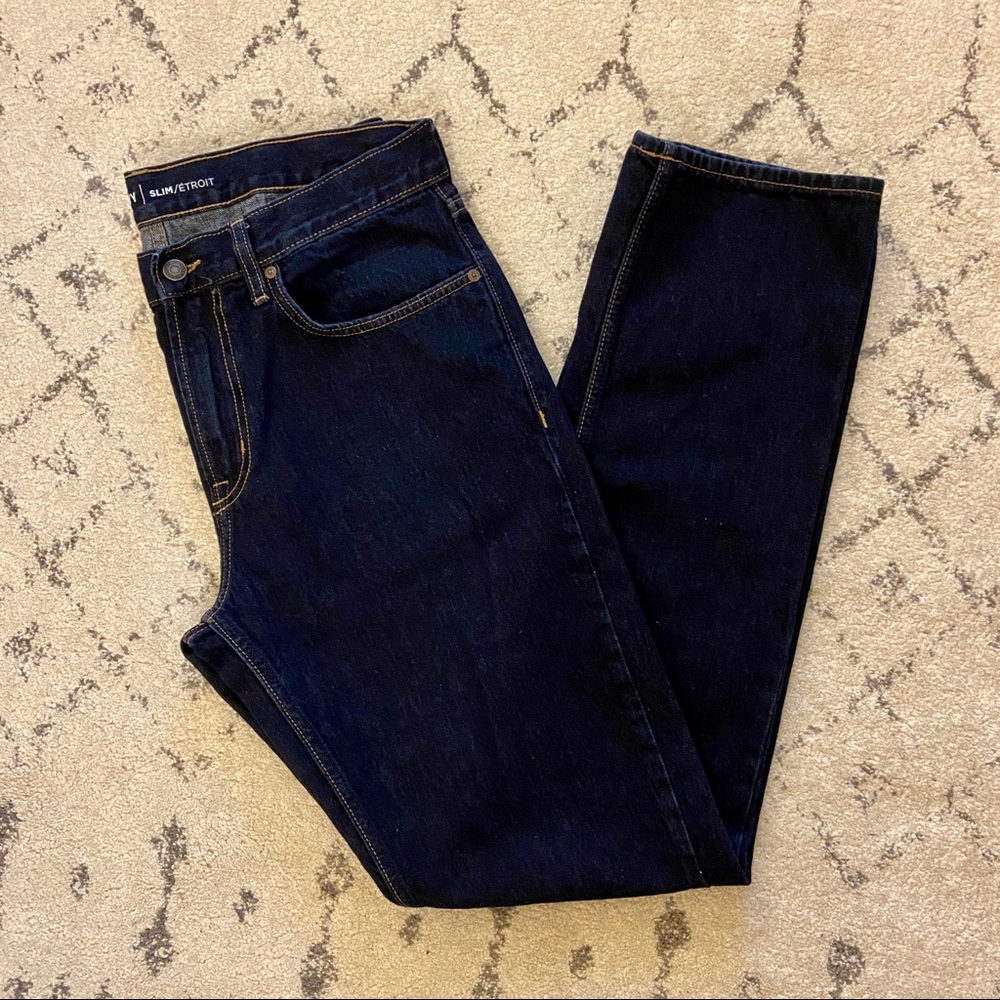 Men’s Old Navy Dark Denim Slim Jeans 34x34
